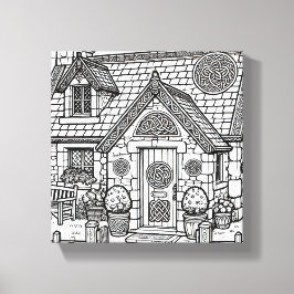Slate Cottage #47 Canvas Afdruk