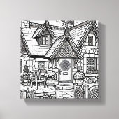 Slate Cottage #48 Canvas Afdruk (Voorkant)