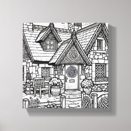 Slate Cottage #48 Canvas Afdruk