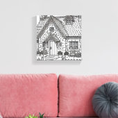 Slate Cottage #49 Canvas Afdruk (Insitu (Woonkamer))