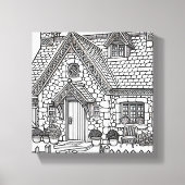 Slate Cottage #49 Canvas Afdruk (Voorkant)