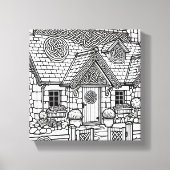 Slate Cottage #5 Canvas Afdruk (Voorkant)