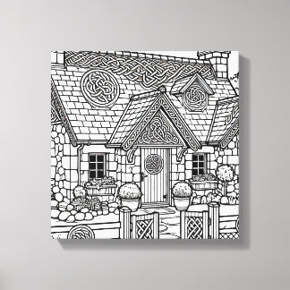 Slate Cottage #5 Canvas Afdruk