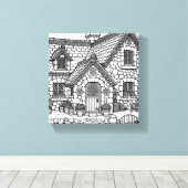 Slate Cottage #6 Canvas Afdruk (Insitu (Houten vloer))