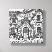 Slate Cottage #6 Canvas Afdruk (Voorkant)