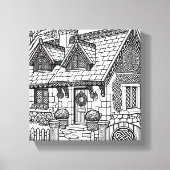 Slate Cottage #7 Canvas Afdruk (Voorkant)