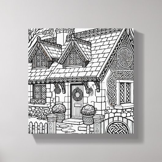 Slate Cottage #7 Canvas Afdruk (Voorkant)
