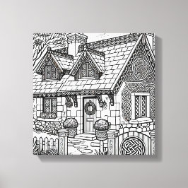 Slate Cottage #7 Canvas Afdruk