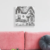 Slate Cottage #8 Canvas Afdruk (Insitu (Woonkamer))