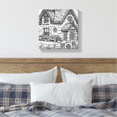 Slate Cottage #8 Canvas Afdruk (Insitu (Slaapkamer))