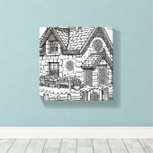 Slate Cottage #8 Canvas Afdruk (Insitu (Houten vloer))