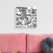 Slate Cottage #9 Canvas Afdruk (Insitu (Woonkamer))