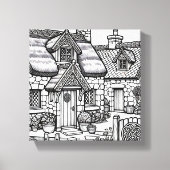 Slate Cottage #9 Canvas Afdruk (Voorkant)