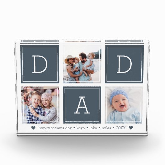 Slate | DAD Colorblock Collage Fotoblokken (Voorkant)