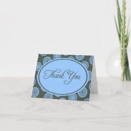 Slate en blauwe kaart - Hartelijk dank