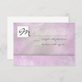 Slate Floral RSVP (Voorkant / Achterkant)