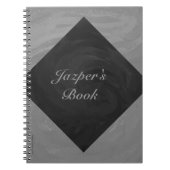 Slate Gray Monogram Notitieboek (Voorkant)