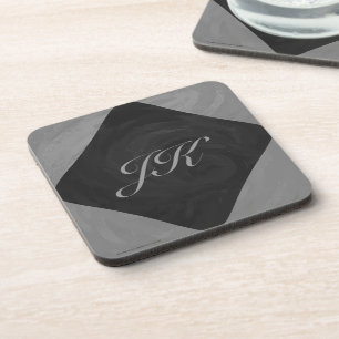 Slate Gray Monogram Onderzetter