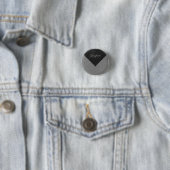 Slate Gray Monogram Ronde Button 3,2 Cm (In situ)