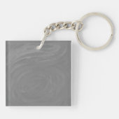 Slate Gray Monogram Sleutelhanger (Achterkant)