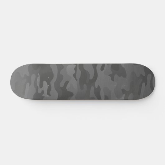 Slate Gray Stealth Camo Skateboard (Horizontaal)