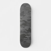 Slate Gray Stealth Camo Skateboard (Voorkant)
