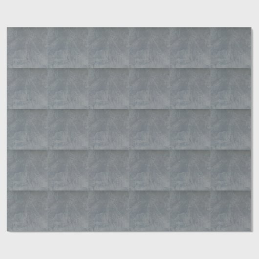 Slate Gray Venetian Plaster Cadeaupapier (Vlak)