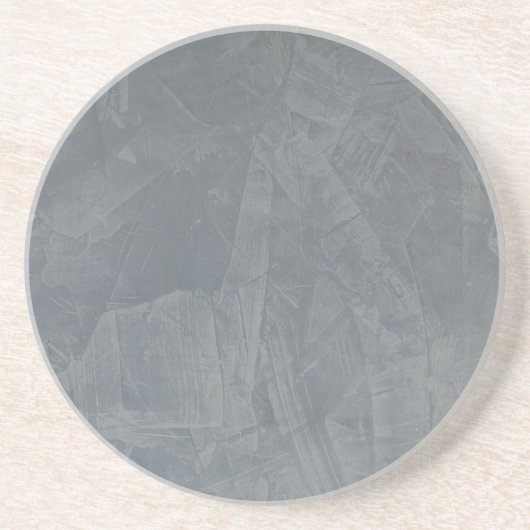 Slate Gray Venetian Plaster Zandsteen Onderzetter (Voorkant)