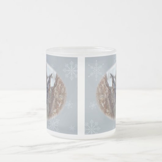 Slate Greetings Gray Nuthatch Songbird Seasons Matglas Koffiemok (Center)