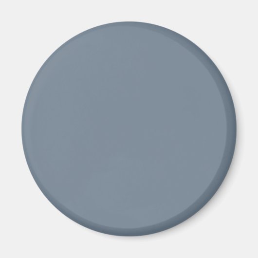 Slate Grey 708090 Kleur - Optie om naam toe te voe Magneet (Voorkant)