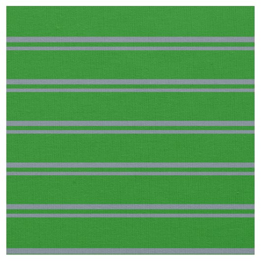Slate Grey en Green Stripes Pattern Stof (Close Up)