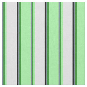 Slate Grey, Forest Green, Green, Lavender & Black Stof