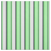 Slate Grey, Forest Green, Green, Lavender & Black Stof (Swatch)