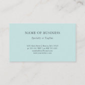 Slate Grey Greenery laat therapeut Visitekaartje (Achterkant)