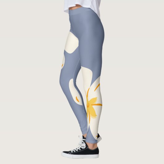 Slate Grey Orchid Leggings (Links)
