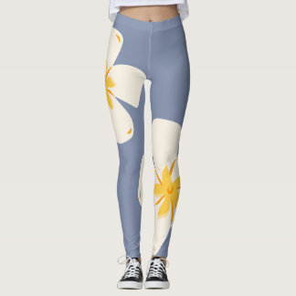 Slate Grey Orchid Leggings