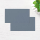 Slate Grey Profile Card Visitekaartjes (Bureau)