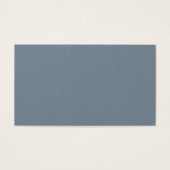 Slate Grey Profile Card Visitekaartjes (Voorkant)
