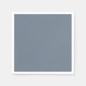 Slate Grey Standaard Cocktail Papier Servet (Voorkant)