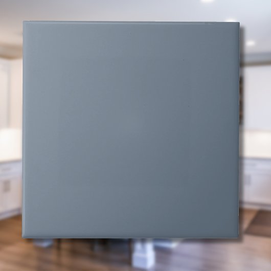 Slate Grey Stevige Kleur | Klassiek Elegant Tegeltje