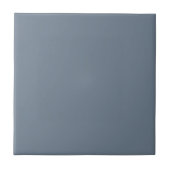 Slate Grey Stevige Kleur | Klassiek Elegant Tegeltje (Voorkant)