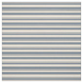 Slate grijs- en biskaanstrips stof (Swatch)