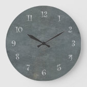 Slate look Kitchen Wall-klokken Grote Klok (Voorkant)
