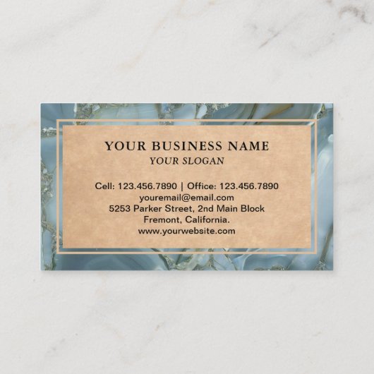 Slate Marmeren Graniet Splashback Keuken Aanrecht Visitekaartje (Achterkant)