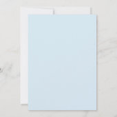 Slate Petal Bruiloft Kaart (Achterkant)