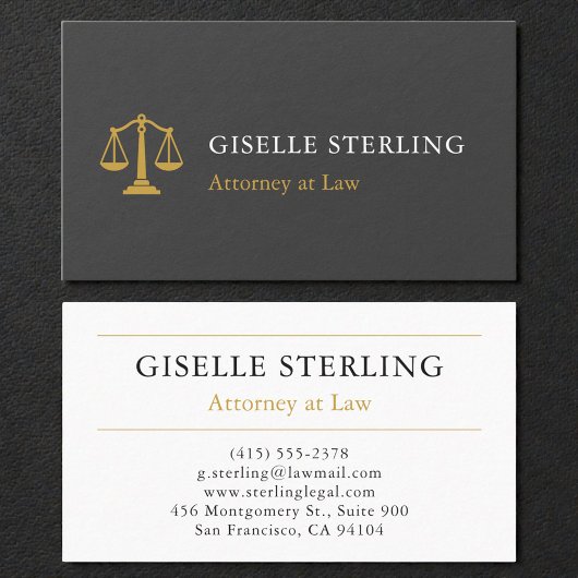 Slate Professional Attorney Law Firm Stone Visitekaartje