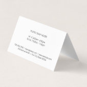 Slate Rock | BrandweerKnife | Uitvoerend Chef Visitekaartje (Achterkant)