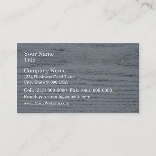 Slate Shingles Roof Tiles Visitekaartje (Voorkant)