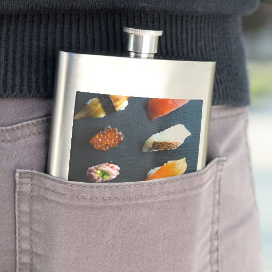 Slate Sip – Modern Sushi Classic Flask Flacon (Voorbeeld)