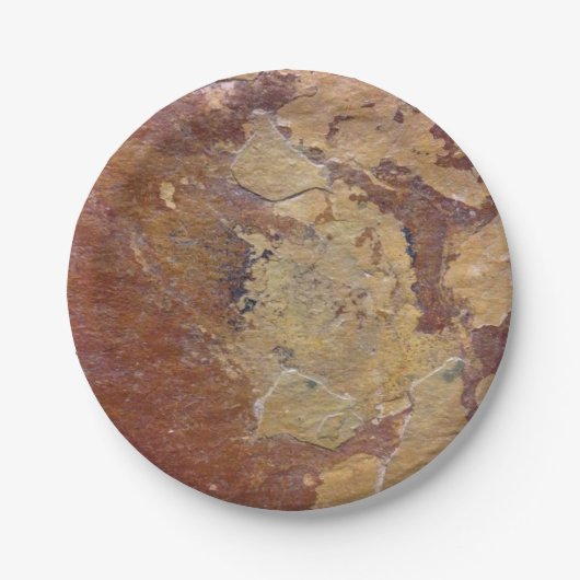 Slate Stone Papieren Bordje (Voorkant)